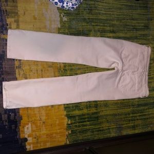 straight white jeans